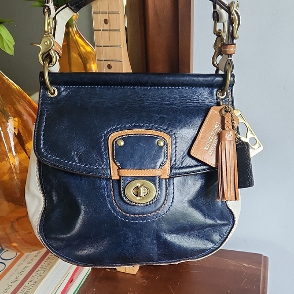 Coach 70th Anniversary Willis Legacy 19031 Navy White And...